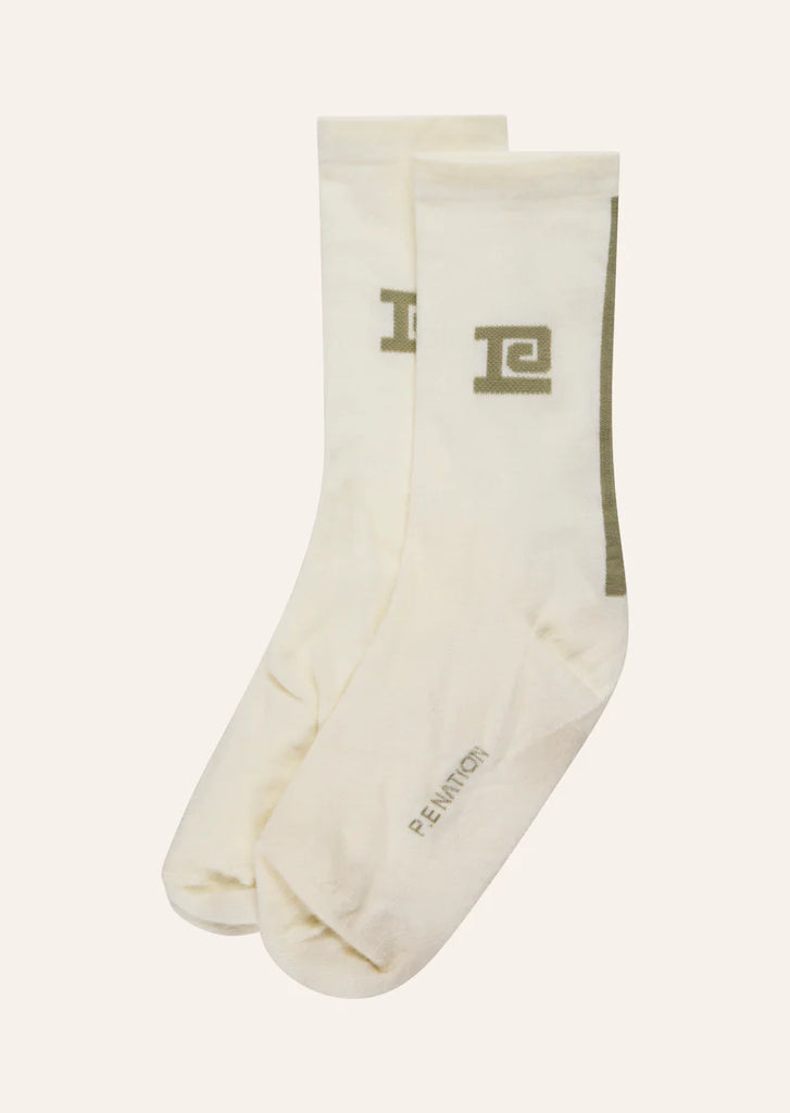 Medley Sock-Whisper White